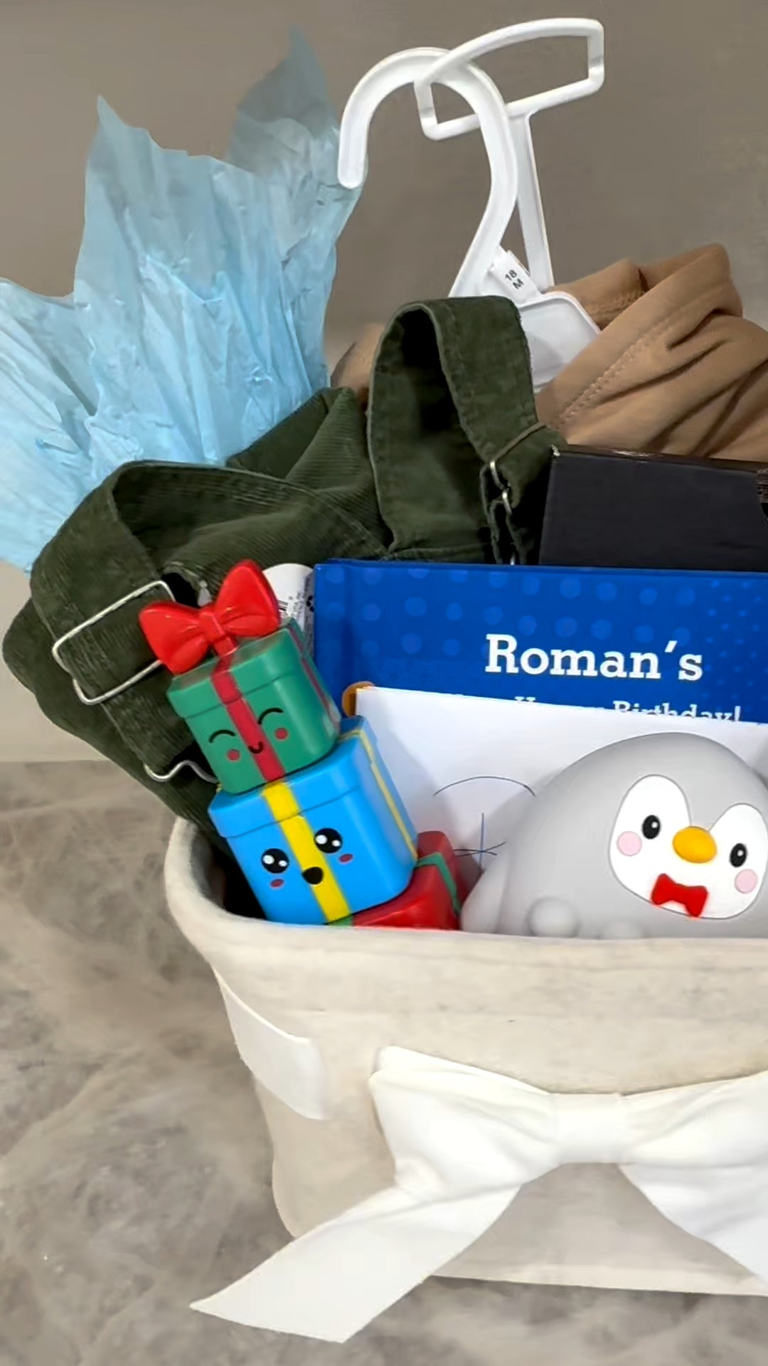 Baby boy gift idea 💙 I linked everything including the cutest felt basket 😍

#LTKGiftGuide #LTKCyberWeek #LTKHoliday