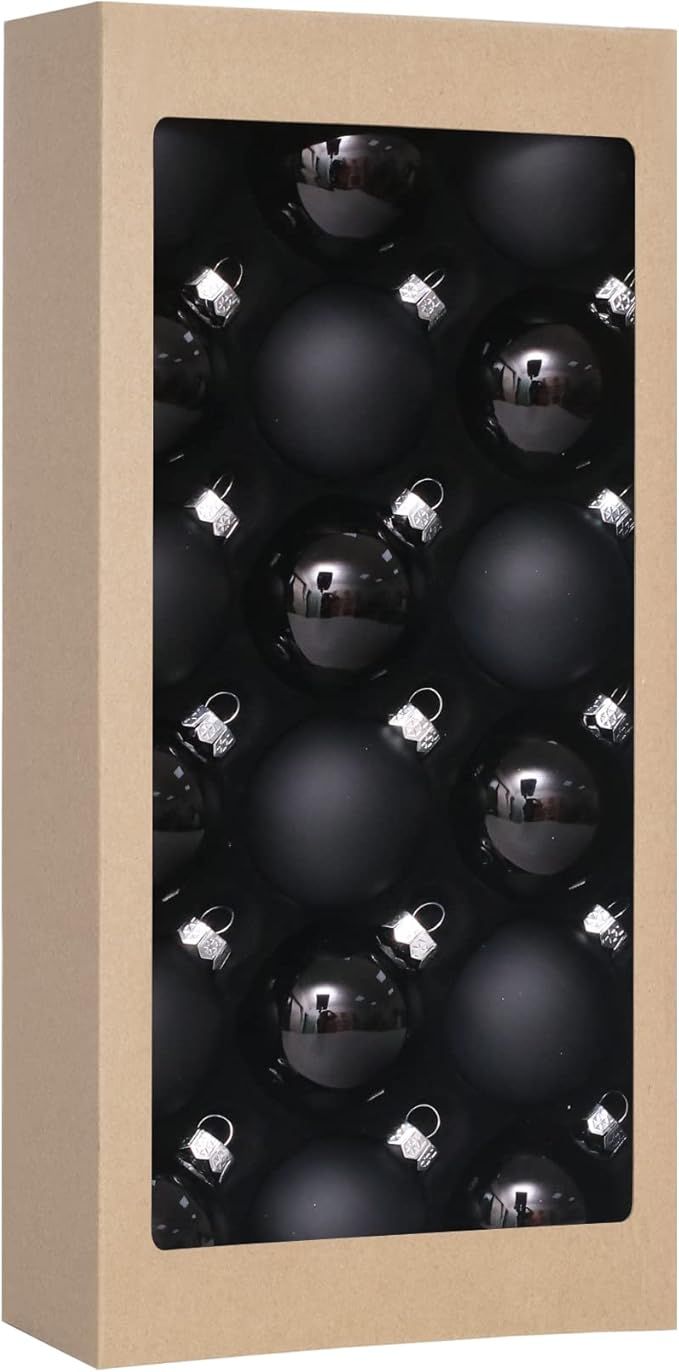 18PCS 1.8inch(45mm) Christmas Ball Ornaments for Christmas Decorations, Glass Ball Present for Xm... | Amazon (US)