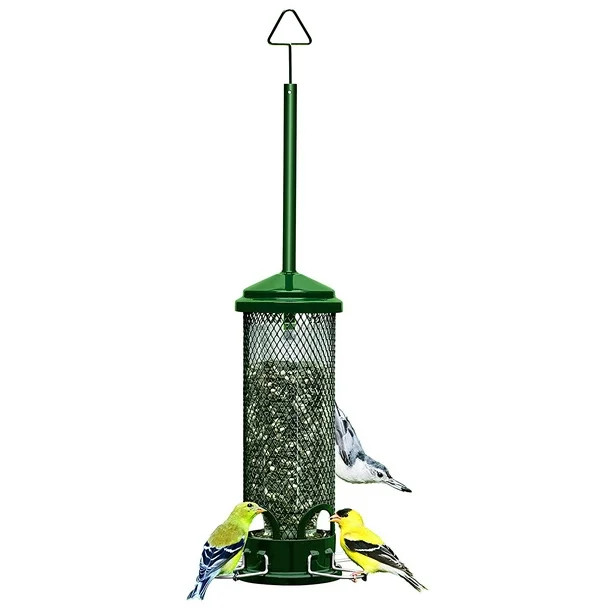 1055 Squirrel Buster Mini 4.4"x4.4"x21" Wild Bird Feeder with 4 Metal Perches, 3/4qt/1.3lb Seed C... | Walmart (US)