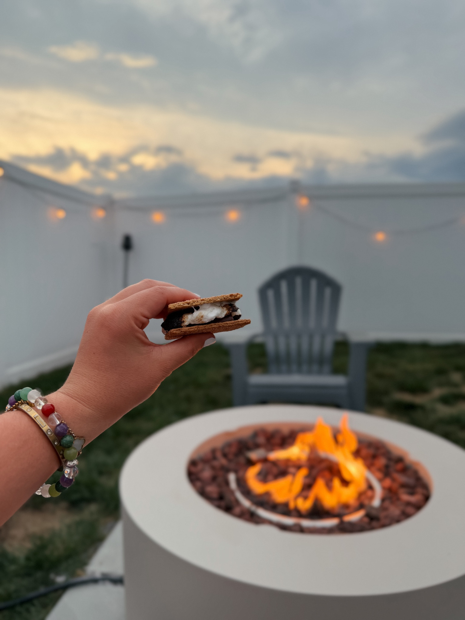 This electric fire pit is such an easy way to make your outdoor space feel cozy without the hassle of a traditional fire 🔥 Perfect for relaxing outside on cooler nights, and I love how simple it is to use. @Real Flame 

🏷️ electric fire pit, outdoor fire pit, patio decor, backyard ideas, cozy patio, outdoor living, patio furniture, backyard decor, affordable outdoor decor, summer patio, fall patio decor

#LTKHome #LTKSeasonal