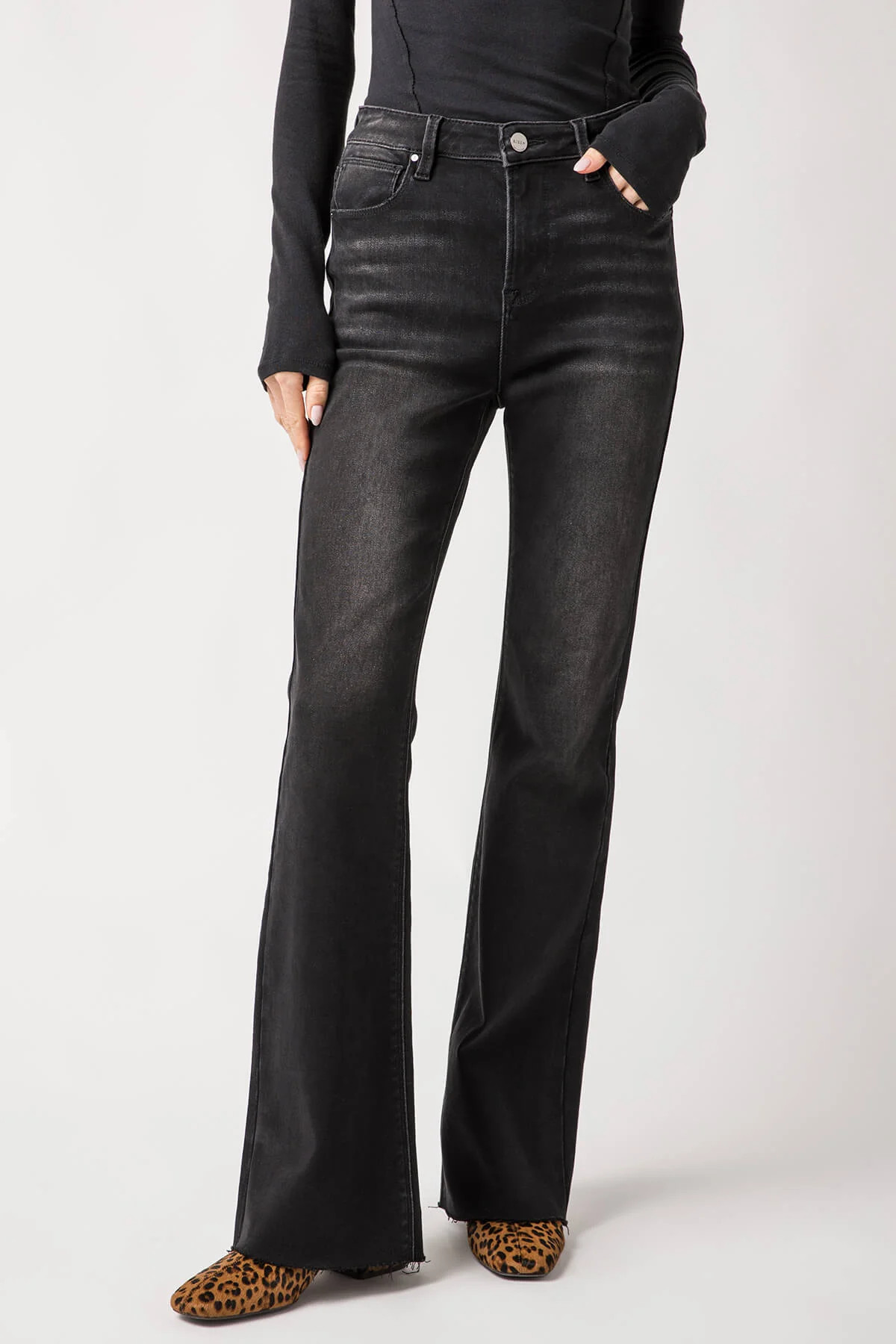 Risen Harper High Rise Boot Cut Jeans | Social Threads