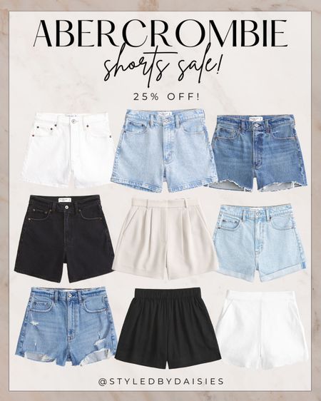 Abercrombie shorts sale! All shorts 25% off this weekend!

#abercrombie

Abercrombie shorts. Mom shorts. Flattering denim shorts. Black denim shorts. White linen shorts. Tailored shorts. Cut off denim shorts. White denim shorts  

#LTKStyleTip #LTKFindsUnder100 #LTKSaleAlert
