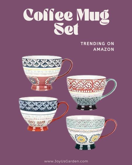 Looking for cute coffee cups check out this set on Amazon. 

#LTKfindsunder100 #LTKfindsunder50 #LTKGiftGuide