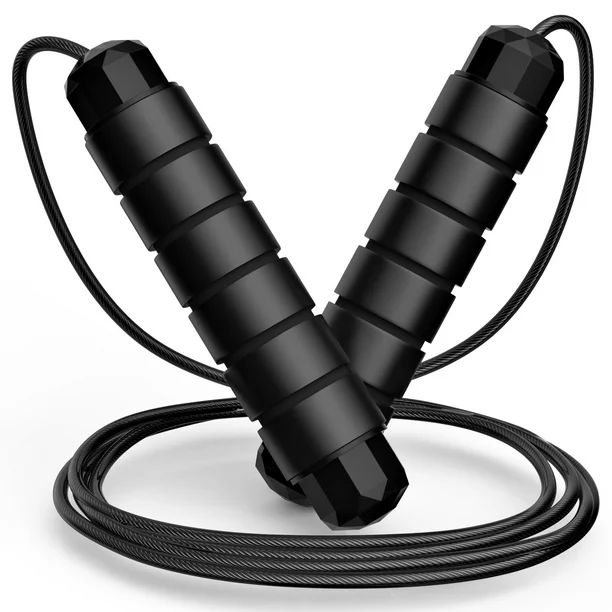 Jump Rope Tangle-Free Rapid Speed Jumping Rope Cable with Ball Bearings for Women, Men, and Kids,... | Walmart (US)