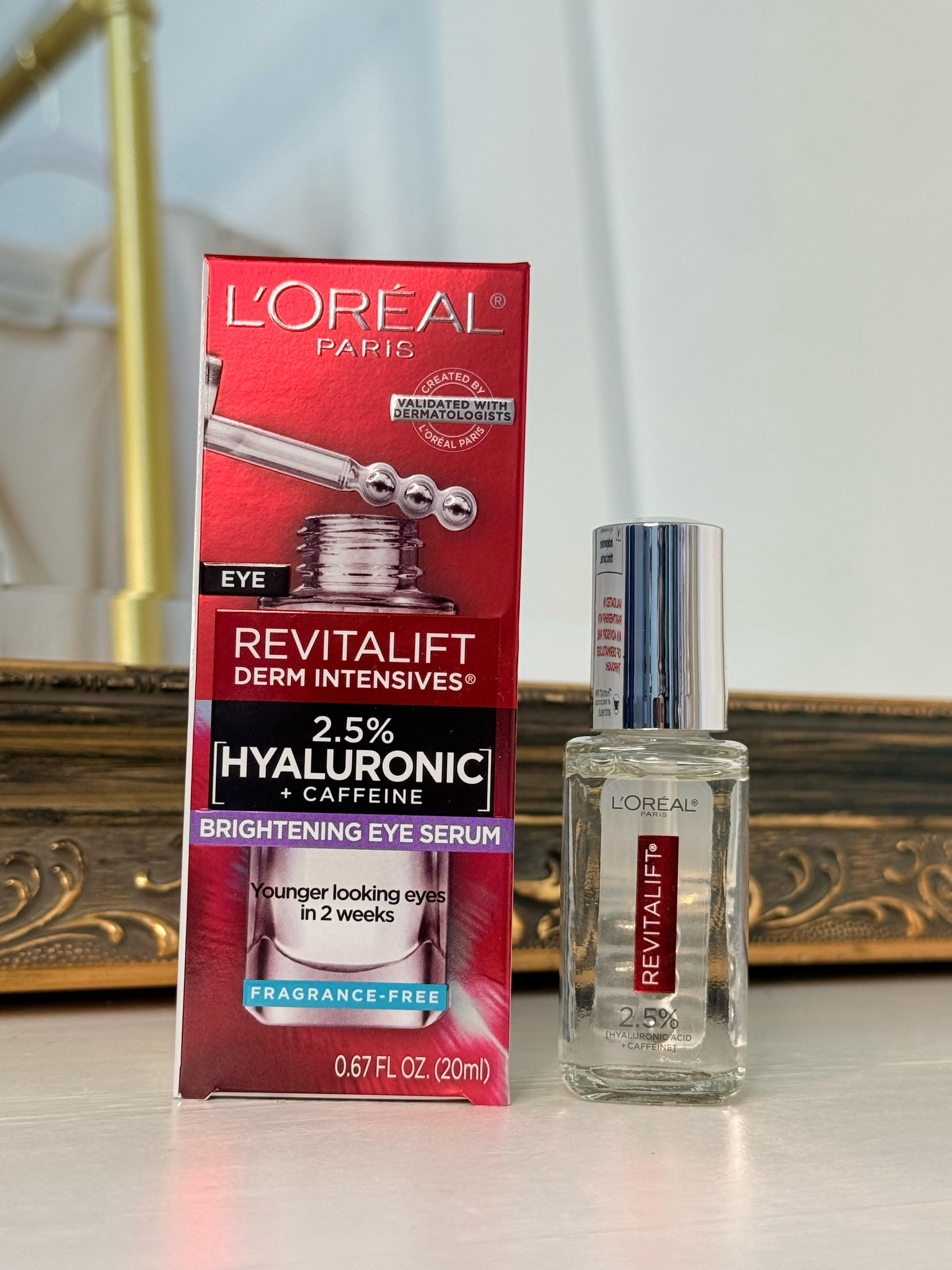 Wake up tired eyes with a boost of Caffeine and Hyaluronic Acid. #LorealParis #EyeSerum #Brightening #HyaluronicAcid

#LTKActive #LTKBeauty #LTKSaleAlert