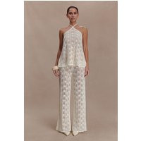 Glinda Crochet Pants / Ivory | MESHKI | S | MESHKI US