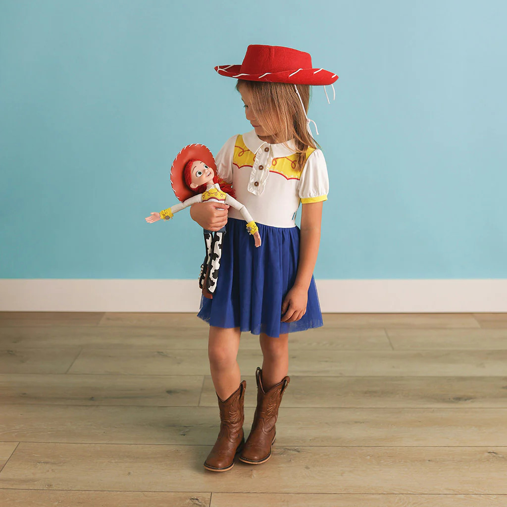Character Yellow Girl Toddler Tulle Dress | Disney Toy Story Woody | Posh Peanut