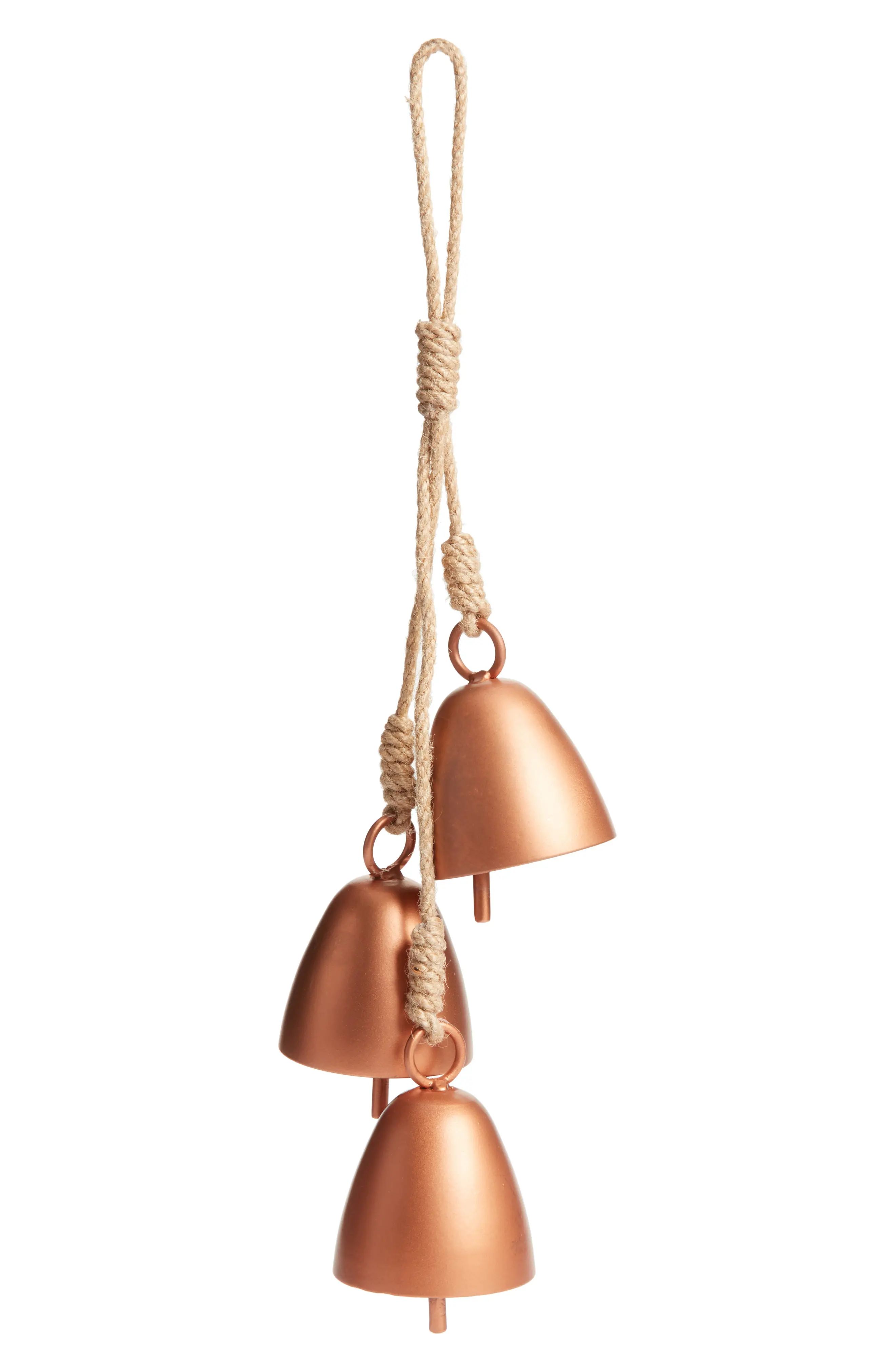 Nordstrom Tiered Metal Bells Ornament in Metallic Copper at Nordstrom | Nordstrom