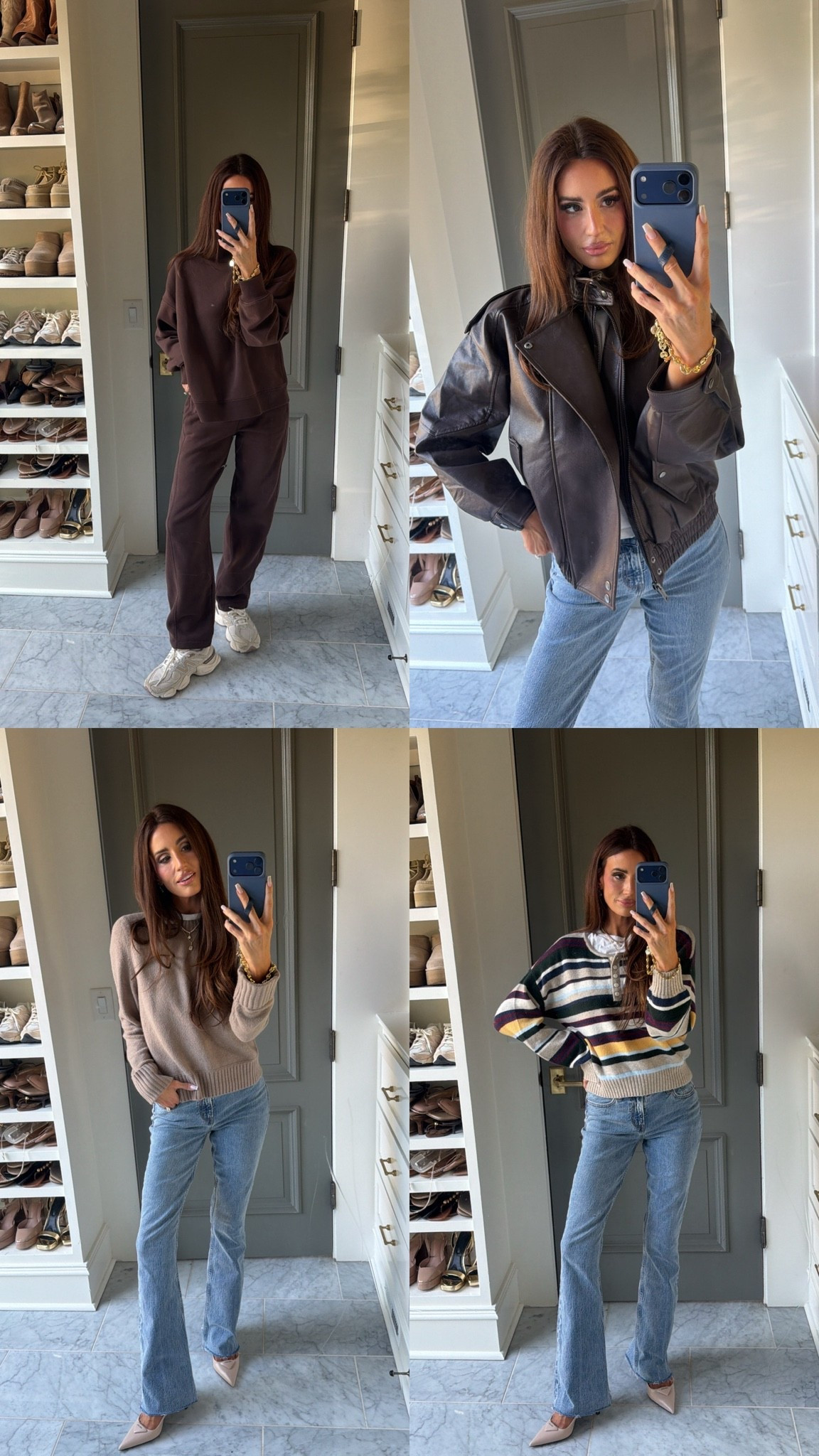 #abercrombiepartner New Arrivals for Fall I’m loving from @abercrombie! I did a 25 long curve love in the jeans, a small in the jacket, sweatshirt, and tee, and an extra small in the sweaters and sweatpants!

#LTKgrwm #LTKootd #LTKSeasonal