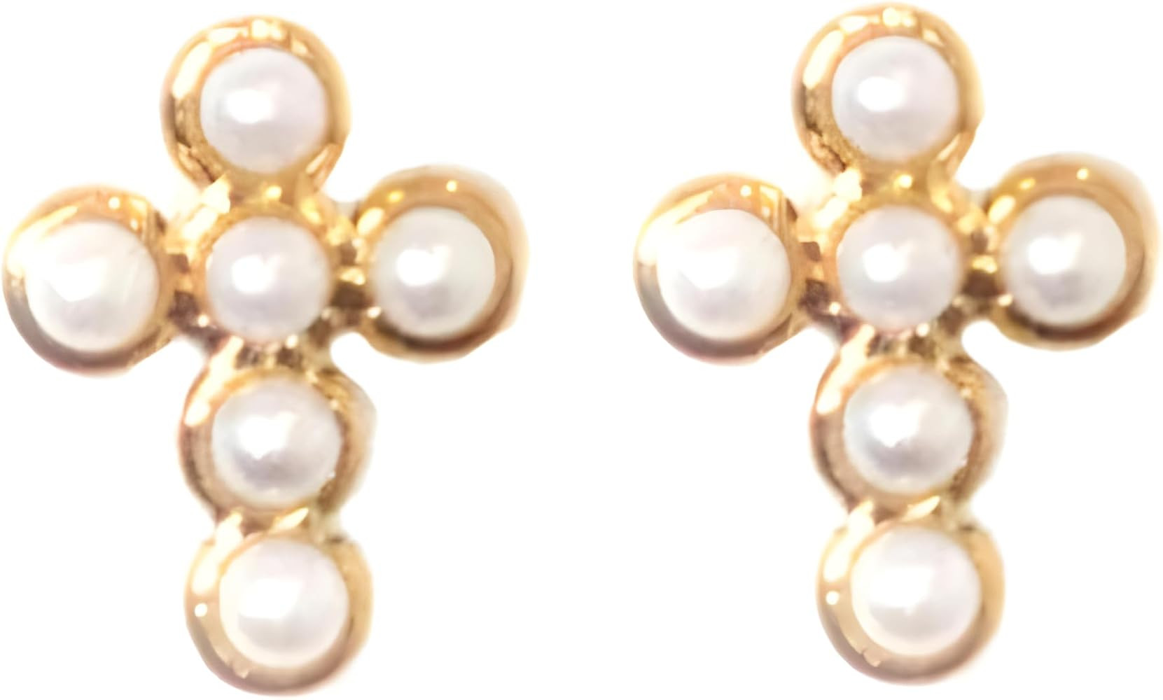 SALTY CALI- Gold and Silver Plated Stud Earrings for Women- Statement Jewelry | Amazon (US)