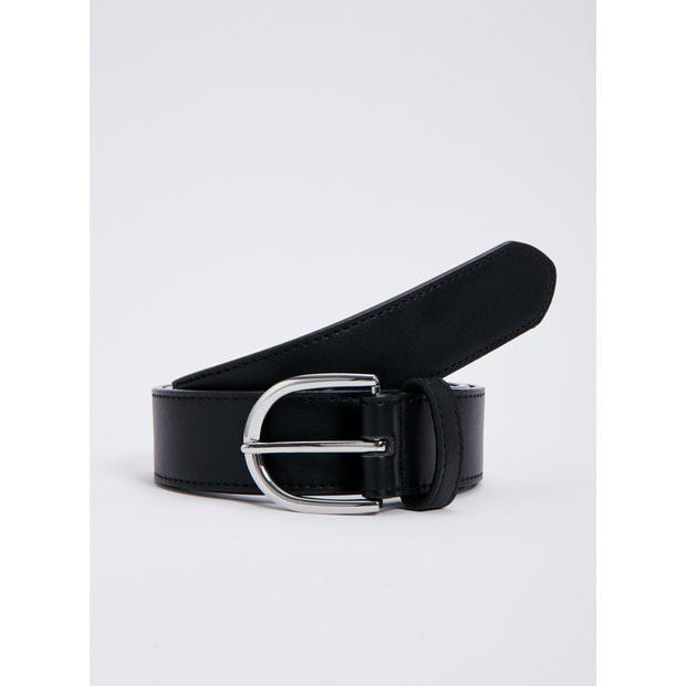 Buy Black Faux Leather Belt - L | Belts | Tu | Tu Clothing