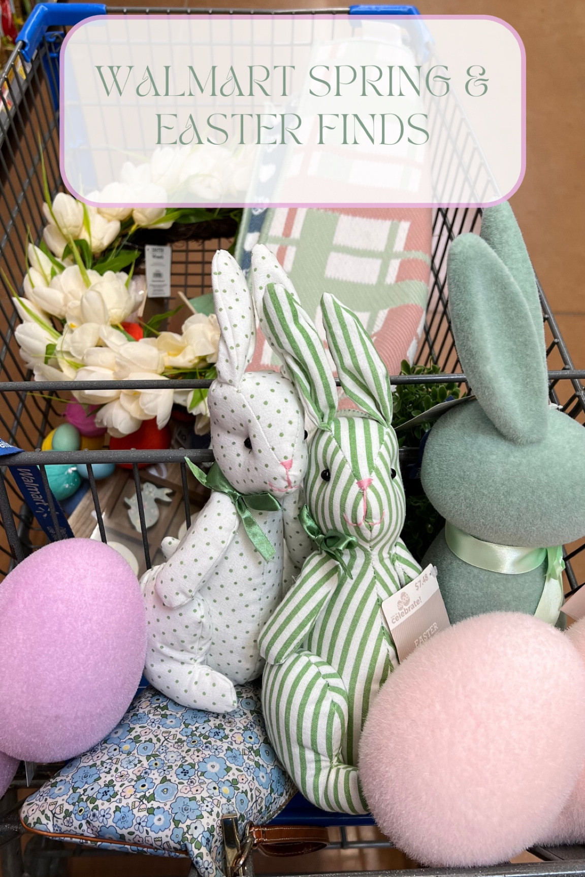 I found the cutest spring and Easter home decor from Walmart! Pastels, pinks, sage green, Easter bunny, Easter egg, decorations, door mat, outdoor rug, plaid, kids Easter decor, affordable, budget friendly, bedroom, living room #easter #walmart #easterdecor #springdecor #homedecor 

#LTKFind #LTKunder50 #LTKSeasonal