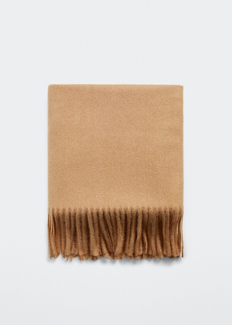 Fringed edge scarf -  Women | Mango USA | MANGO (US)