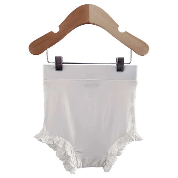 Ruffle Bloomer, Cloud White | SpearmintLOVE