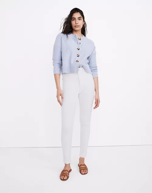 11" High-Rise Skinny Jeans in Pure White | Madewell