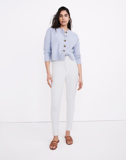 11" High-Rise Skinny Jeans in Pure White | Madewell
