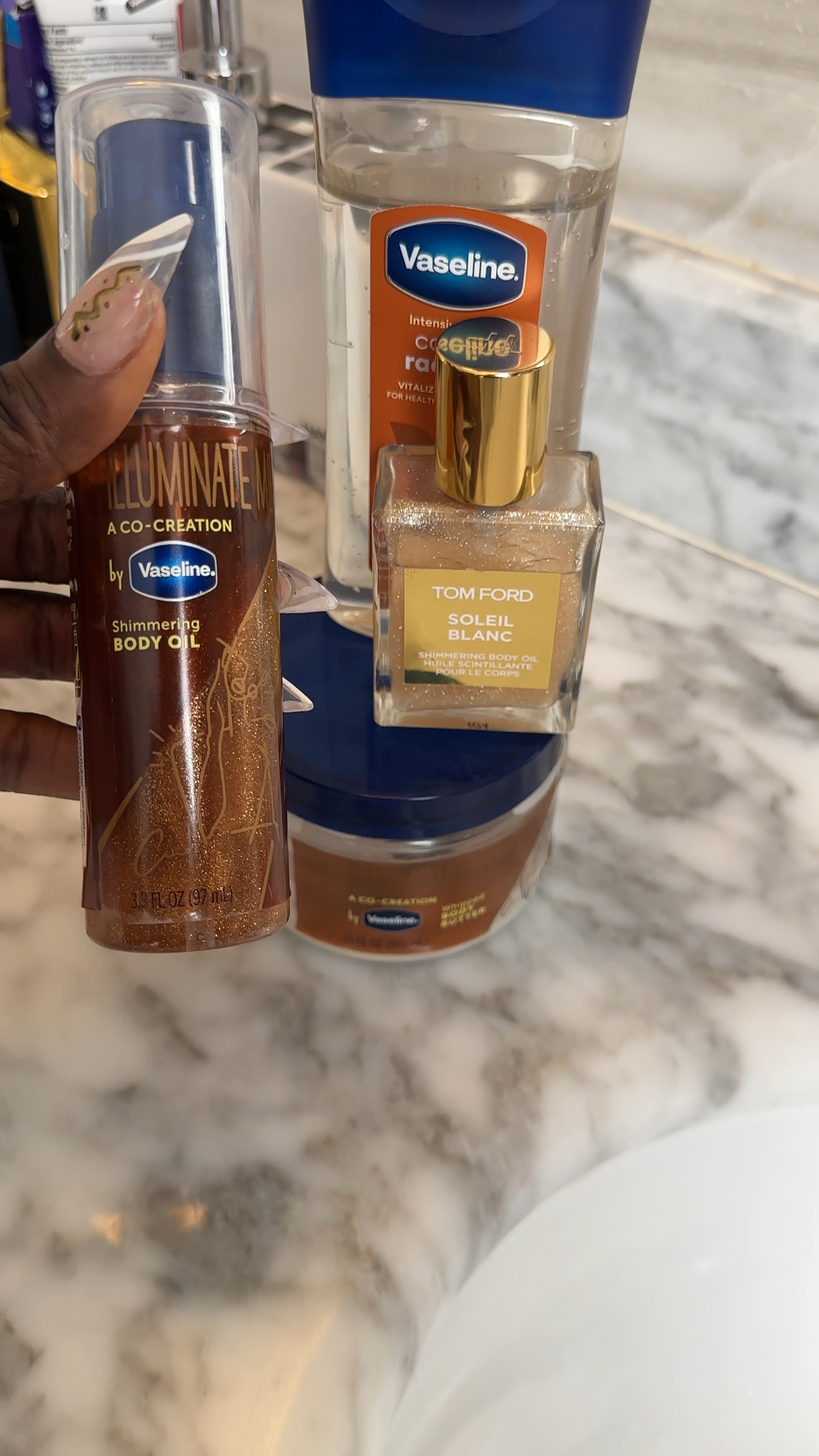 Vaseline bodycare layering
Tom Ford body oil layering
Vaseline and Tom Ford body oil
Body oil layering with Vaseline
Tom Ford fragrance layering tips
How to layer Vaseline and Tom Ford body oil
Best bodycare routine with Tom Ford body oil
Vaseline and luxury body oil scent layering
Tips for layering body oil with Vaseline
Enhance fragrance with Vaseline and Tom Ford oil
Perfume layering with body oil
Moisturising with Vaseline and body oil
Long-lasting fragrance hacks
Luxury bodycare layering routine
Hydration and fragrance layering tips
How to use Tom Ford body oil
Vaseline bodycare routine for dry skin
Get glowing skin with Vaseline and Tom Ford
Create a signature scent with Vaseline layering
Buy Tom Ford body oil for fragrance layering

#LTKBeauty #LTKWatchNow #LTKStyleTip