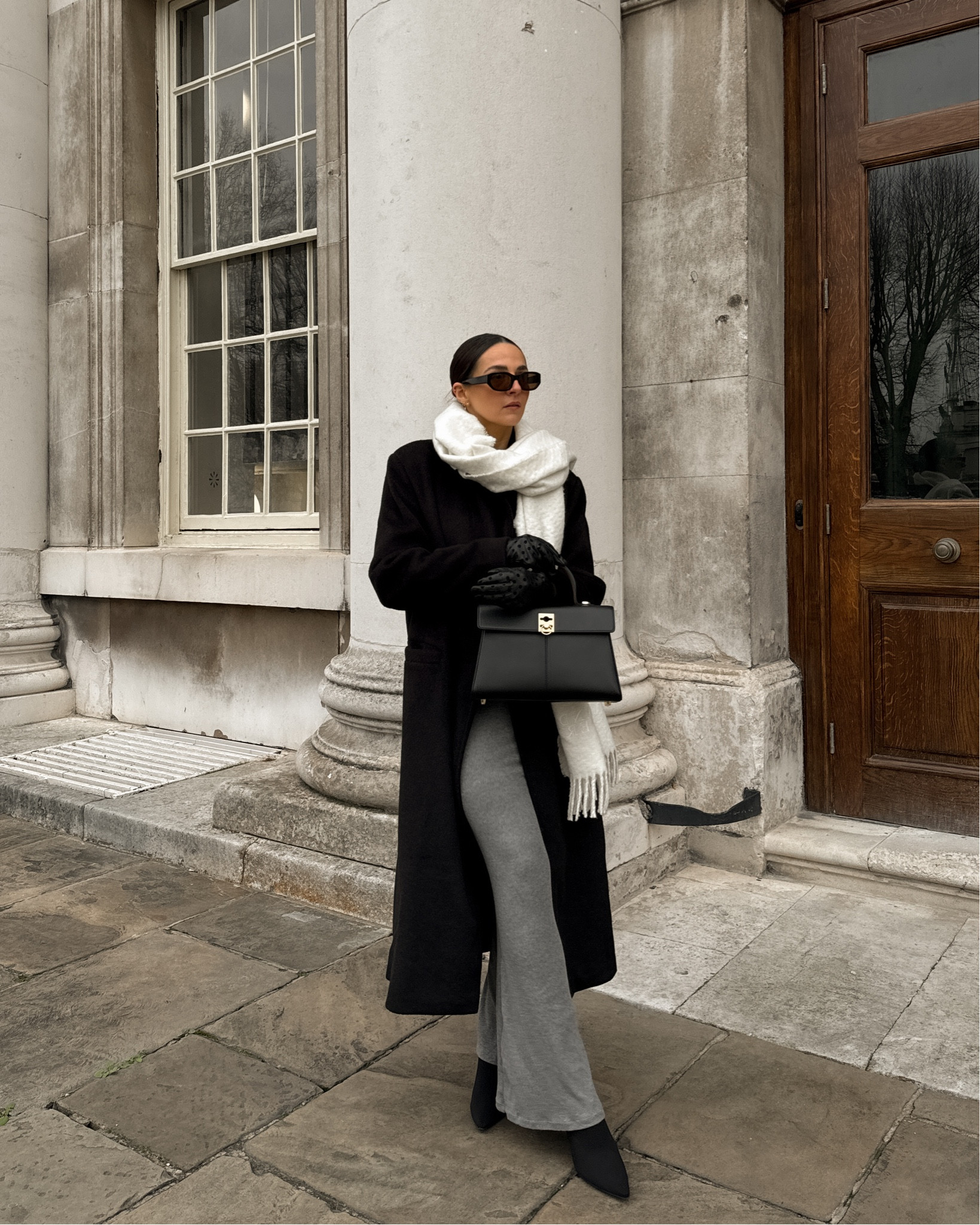 Winter outfit, maxi dress, bodycon maxi dress, black coat, black bag, shapewear dress, Cafuné, Popilush, Pretty Lavish

#LTKeurope #LTKfindsunder100 #LTKstyletip
