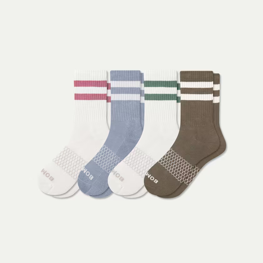 Women's Vintage Stripes Half Calf Sock 4-Pack | Bombas