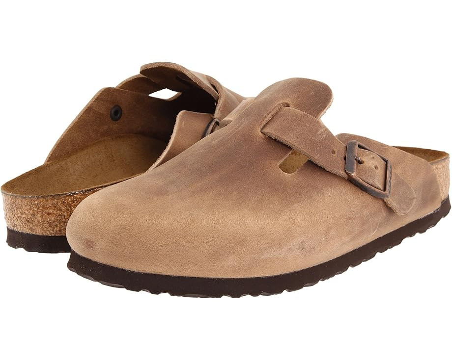 Birkenstock Boston - Oiled Leather (Unisex) | Zappos