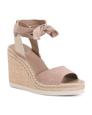 Suede Bendsen Wedge Platform Espadrille Sandals  | Marshalls