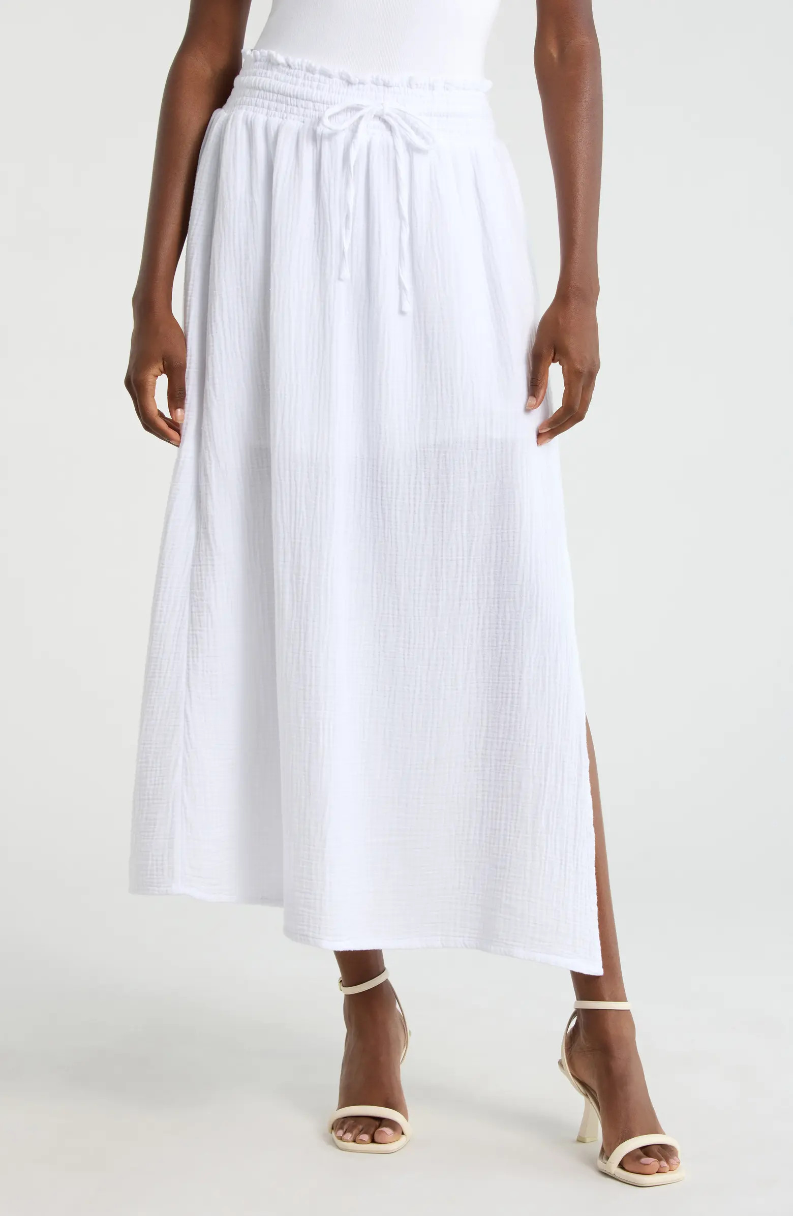 Splendid Adele Cotton Gauze Maxi Skirt | Nordstrom | Nordstrom
