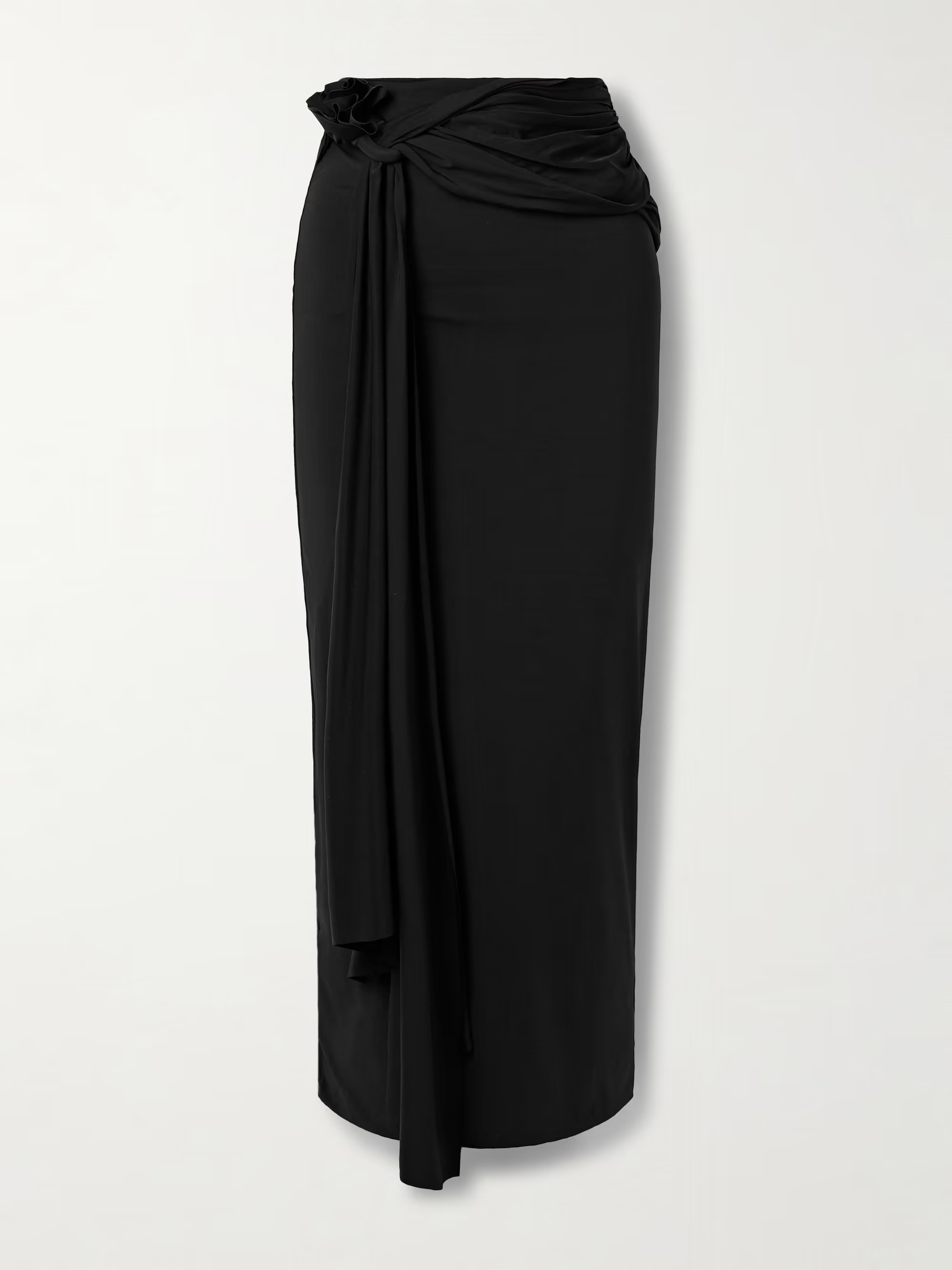 MAYGEL CORONELCrisol wrap-effect appliquéd stretch-jersey pareo | NET-A-PORTER (UK & EU)