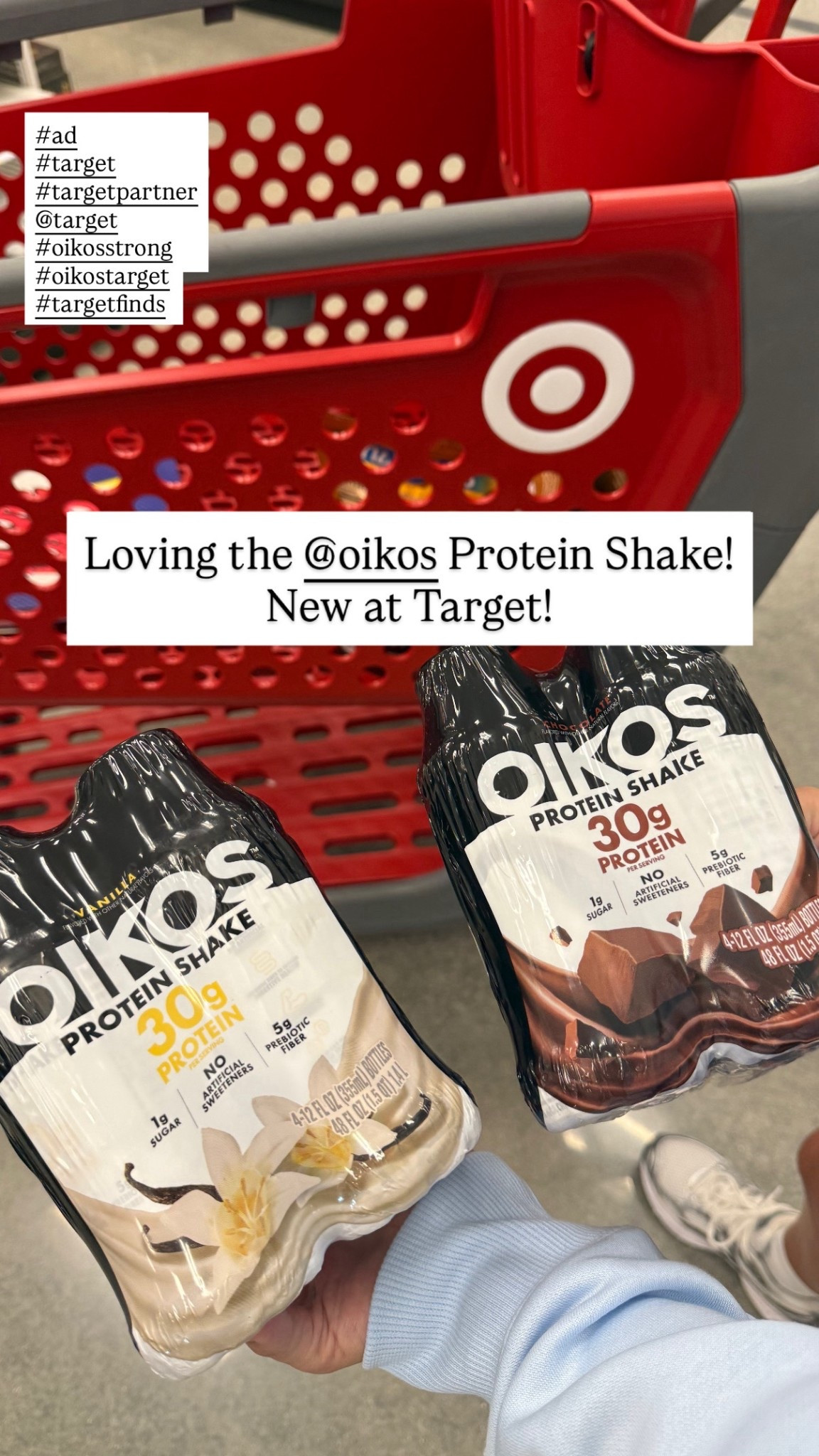 #AD Okay but how did no one tell me about these @oikos Protein Shakes that are new @Target?! 30g protein, 5g prebiotic fiber, 0g added sugar *not a low-calorie food* — and they actually taste so good 😍 I’ve been grabbing them on busy mornings between drop-off, errands, and workouts 💪 Find them in the protein shake aisle (4-pack on sale for $8.99 Nov 9–22!)
#oikosstrong #oikostarget #targetfinds #targetpartner #target #targetfinds *not a low calorie food*


#LTKActive #LTKfoodie #LTKfitnessgoals