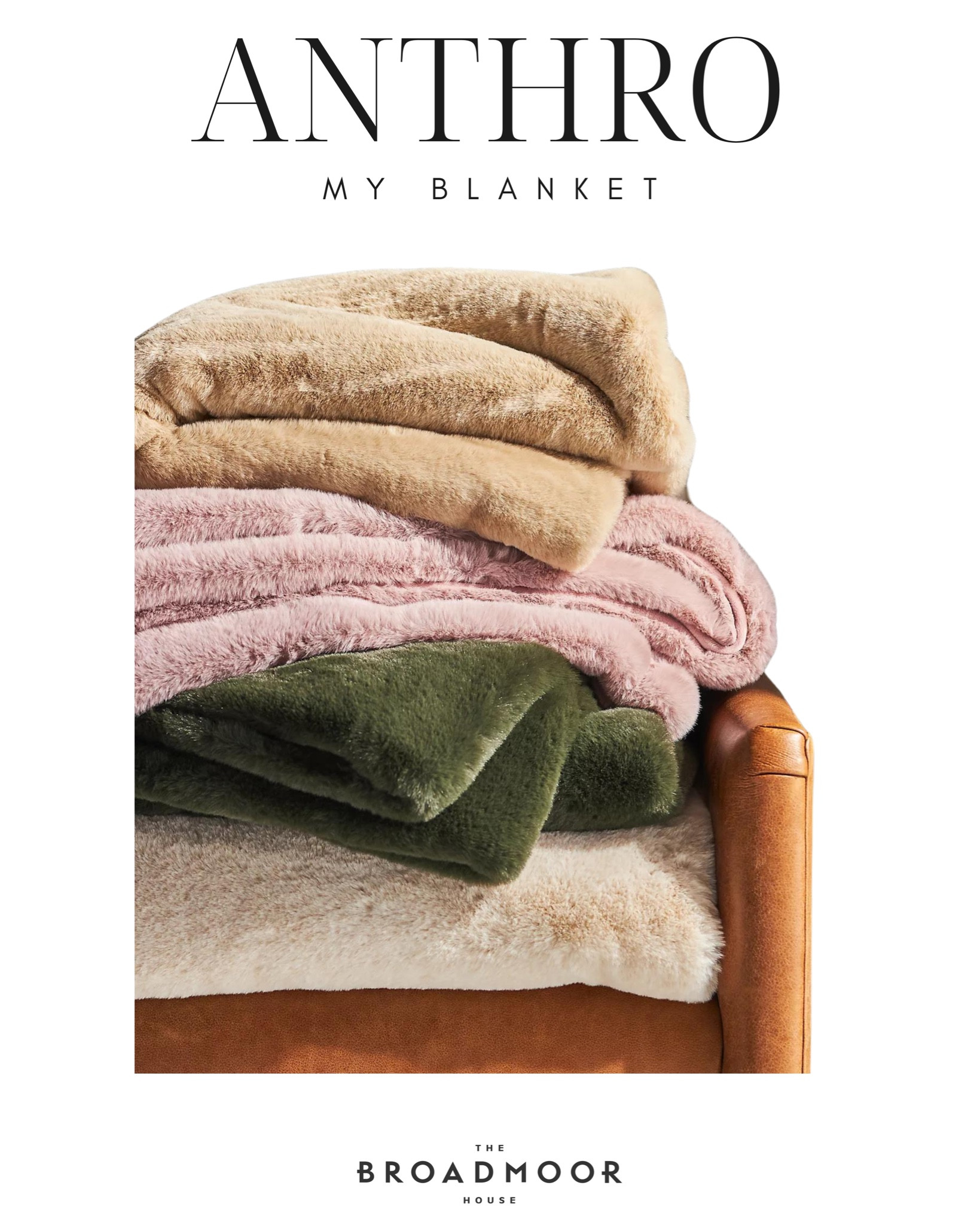 Sophie Faux Fur Throw Blanket curated on LTK