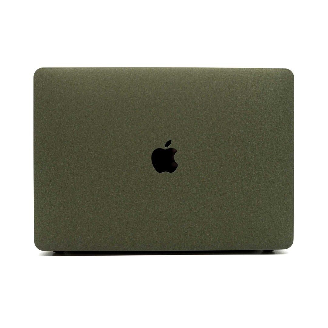 Matte MacBook Case, Solid Color MacBook Case, Simple MacBook Case, Grey Blue MacBook Case, Green ... | Etsy (US)