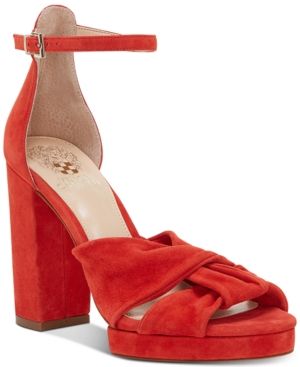 Vince Camuto Corlesta Knotted Platform Dress Sandals Women's Shoes | Macys (US)