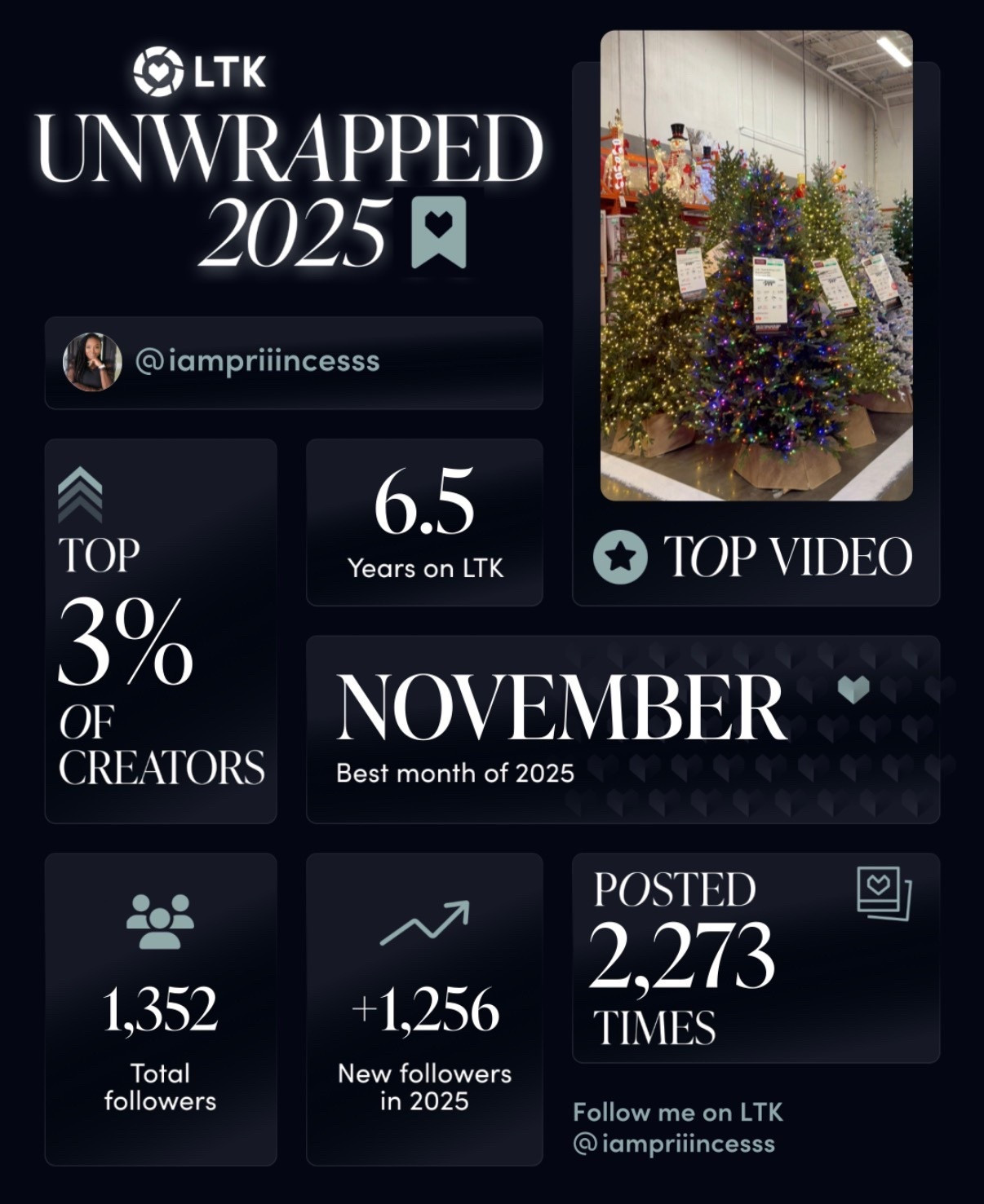 This year I landed in the top 3% on LTK — and I’m honestly so proud of that. Not because of the ranking, but because it represents consistency, showing up even when life was lifing, and sharing things I actually use and love.

And let me be very clear: next year I’m claiming top 1%. No hesitation. No playing small. Just focus, alignment, and continuing to share my real life favorites with intention.

Everything I share is something I’ve bought, tested, styled, worn, cooked with, gifted, or used in my everyday life as a mom, wife, content creator, and wellness girlie. These are the pieces that make my life easier, cuter, more organized, and honestly more fun. From cozy home finds, mommy essentials, self-care staples, fashion pieces, kitchen must-haves, to everyday luxuries that just make sense.

If you’re new here, welcome — I don’t share random things. I share my favorites. And if you’ve been here, you already know… when I link it, it’s because it’s GOOD.

Here’s a roundup of some of my absolute favorites right now — the things I’m reaching for over and over again and will 100% repurchase. Shop them all through my LTK and thank me later.

#LTKTopCreator #LTKFinds #LTKFavorites #LTKIt #ShoppingWithPriiincesss #AmazonFinds #EverydayFavorites #MomLifeFinds #LifestyleCreator #AffiliateMarketing #AtlantaMom #AtlantaBlogger #AtlantaCreator #Atlantacontentcreators #Atlantacontentcreator #OnlineShopping #GiftIdeas #MustHaveFinds

#LTKfitnessgoals #LTKselfcare #LTKGiftGuide