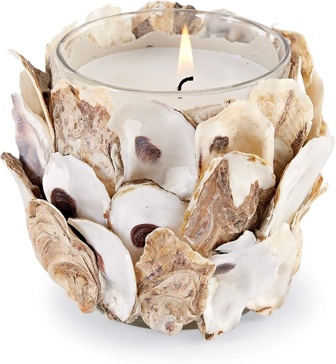 Oyster Shell Filled Candle | Amazon (US)