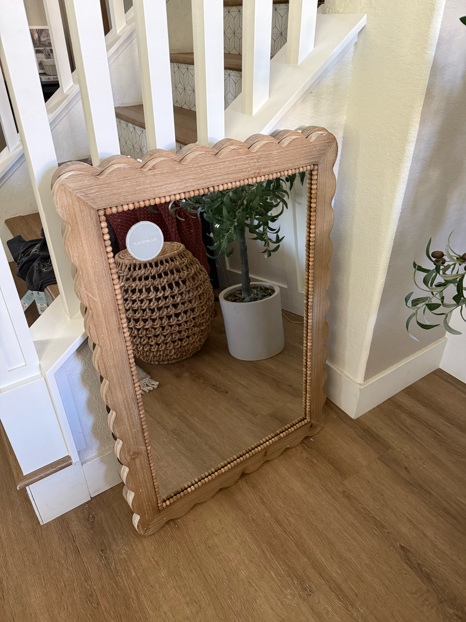 Adorable feminine mirrors for the girls Jack and Jill (Jill and Jill?) bathroom refresh. Scallops are everything! 

#LTKSaleAlert #LTKFindsUnder100 #LTKHome