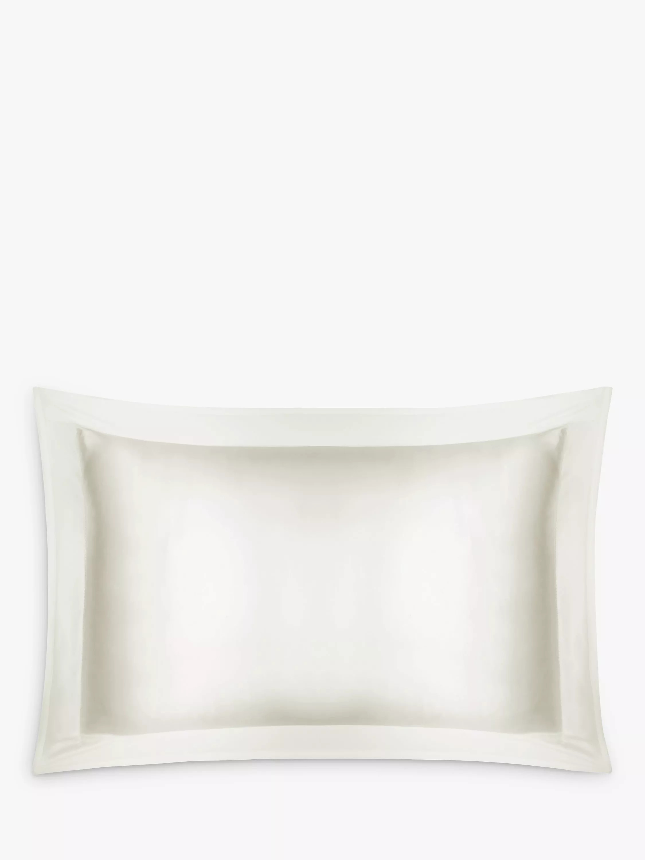 John LewisOrganic Mulberry Silk Oxford Pillowcase, Natural Cream | John Lewis (UK)