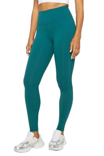 Fabletics Women's Define PowerHold® High-Waisted Legging, Workout, Yoga, Maximum Compression, Flattering, XL/Regular | 27, Green Abyss | Amazon (US)