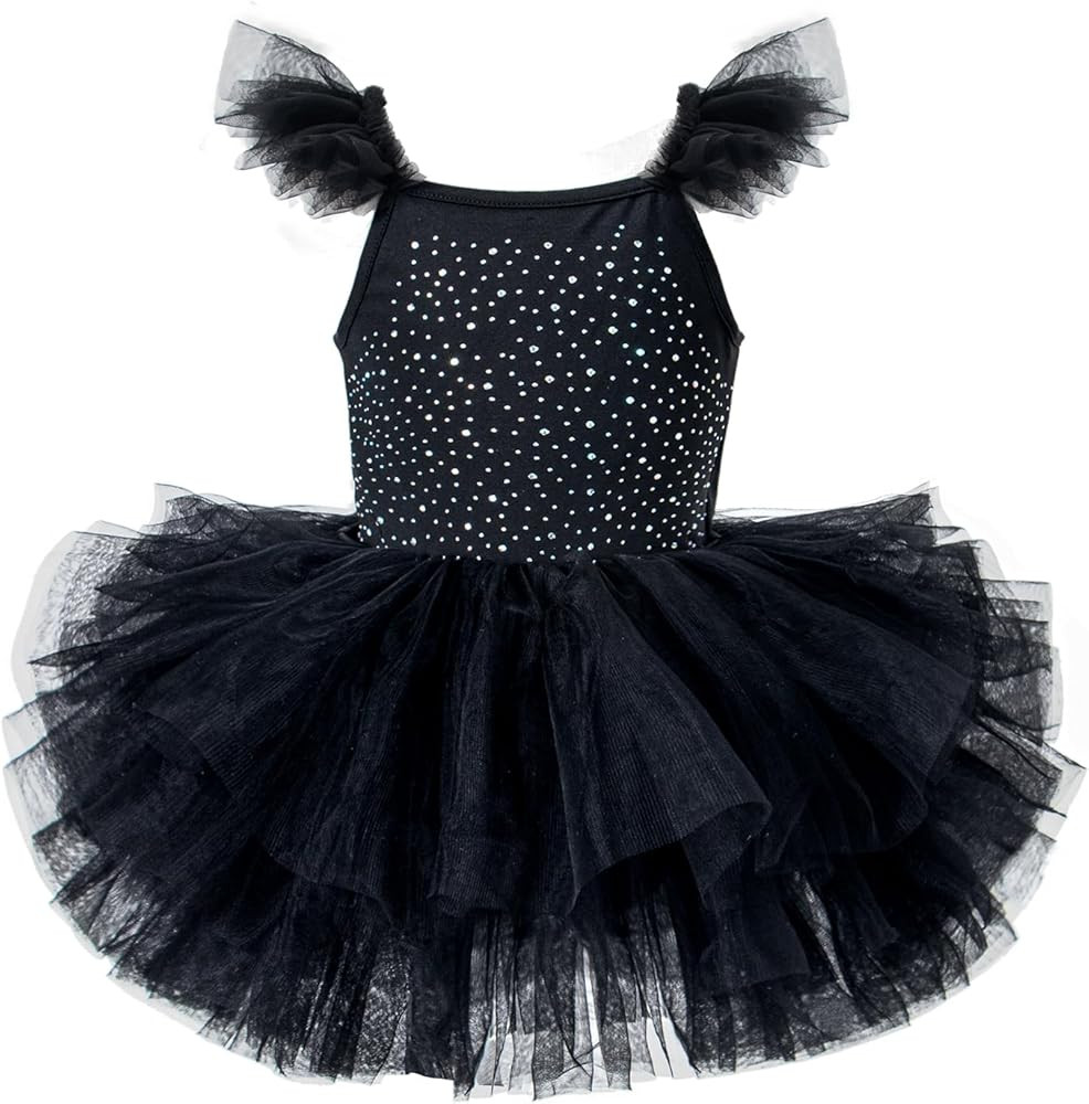 Tutu.kk Toddler Girl Dance Leotards Sleeveless Tulle Ballet Tutu Dress Ballerina Costume for Birt... | Amazon (US)