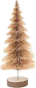 Sisal Bottle Brush Tree with Wood Base, Natural | Amazon (US)