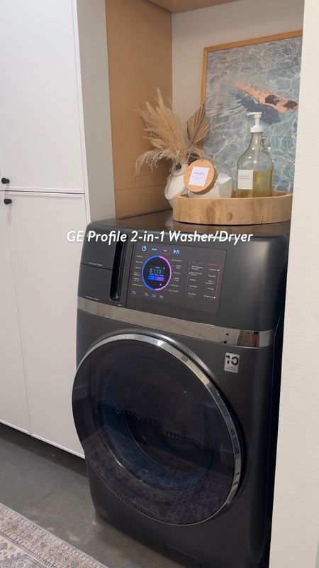 #ad @geprofile 2-in-1 Washer/Dryer is a The One and Done Laundry Experience! I can wash & dry a large load of laundry in about 2 hours without the hassle of transferring clothes from the washer to the dryer! 

Shop at @Lowe's #geprofilecombo #washerdryer @Shop.LTK #liketkit 
