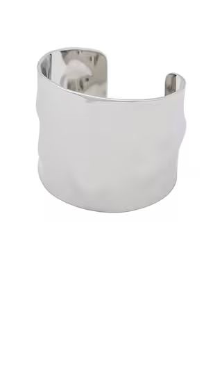 Bahari Band Cuff in Silver | Revolve Clothing (Global)