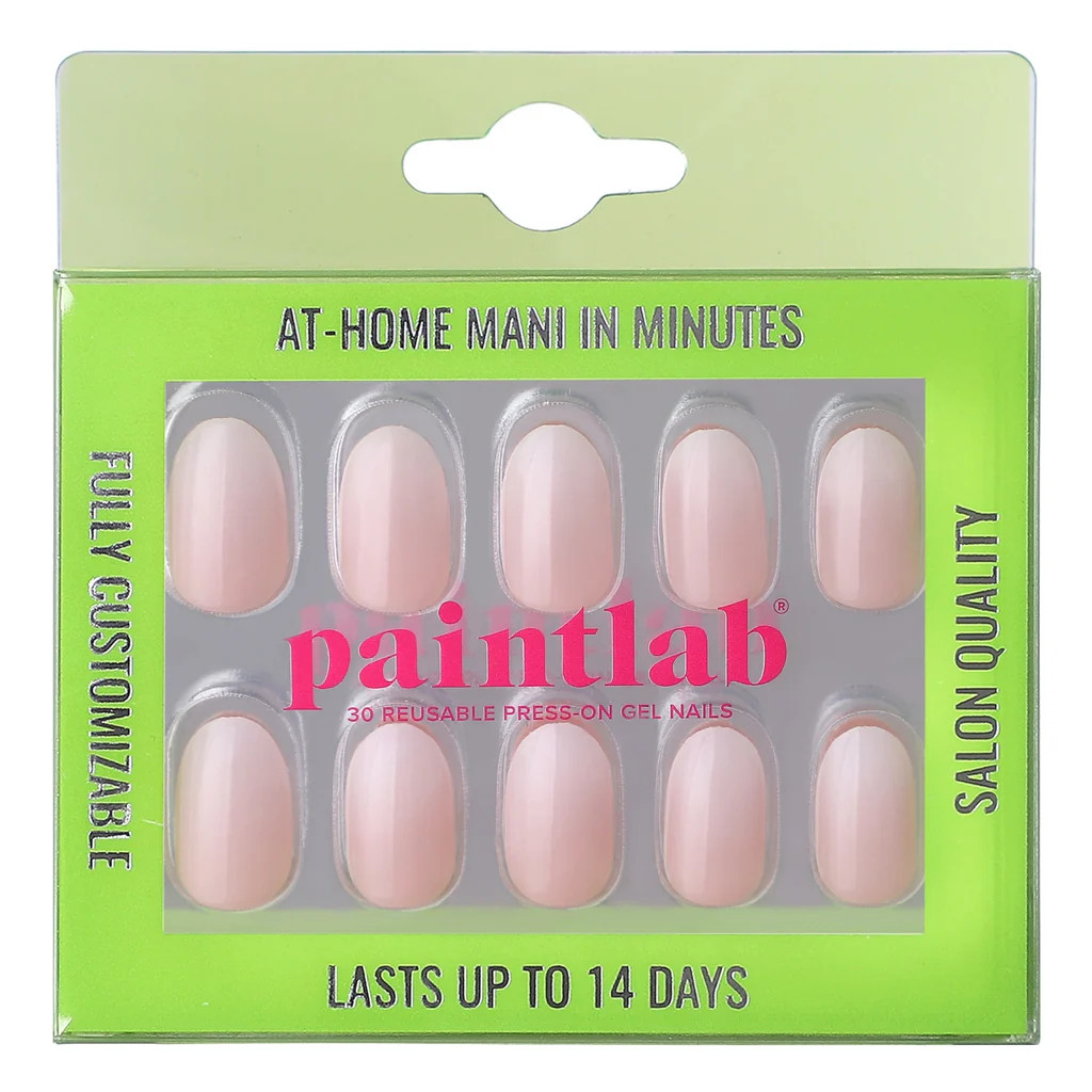 Milky Gradient Oval Press On Nails | PaintLab
