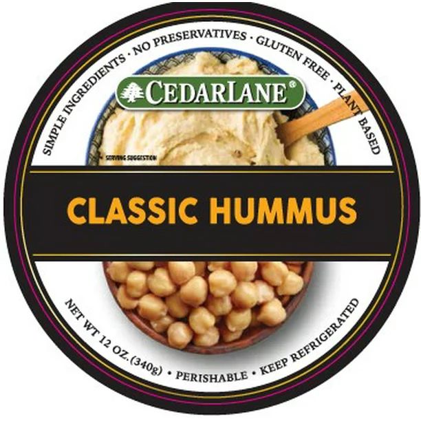 Cedarlane Classic Hummus, 12oz, Keep Refrigerated | Walmart (US)