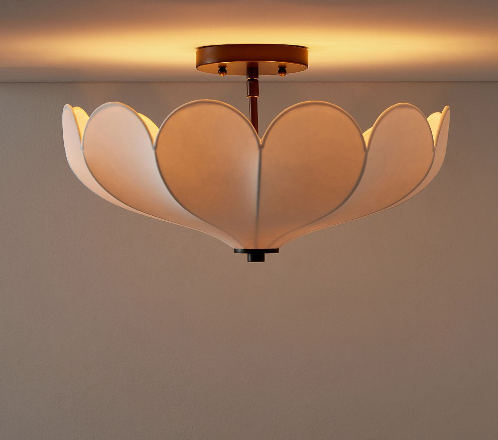 Chris Loves Julia Parasol Semi-Flush Mount (18") | Pottery Barn Kids
