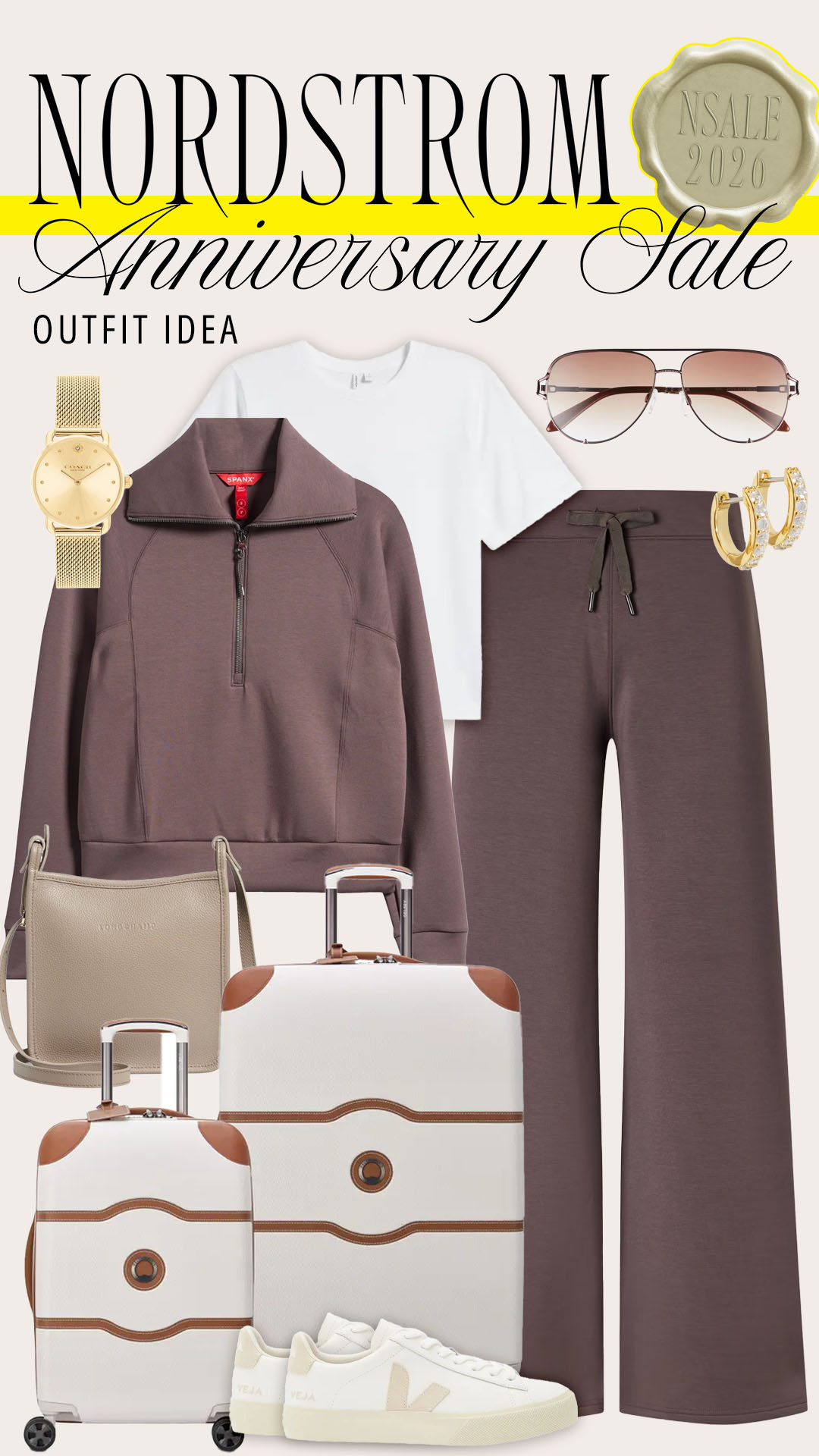 Nordstrom Anniversary Sale Outfit Idea | Travel Outfit | Spanx Air Essentials | Travel Look 

 #LTKootd #LTKSaleAlert #LTKTravel