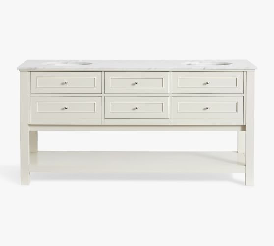 Classic 72" Double Sink Vanity | Pottery Barn (US)
