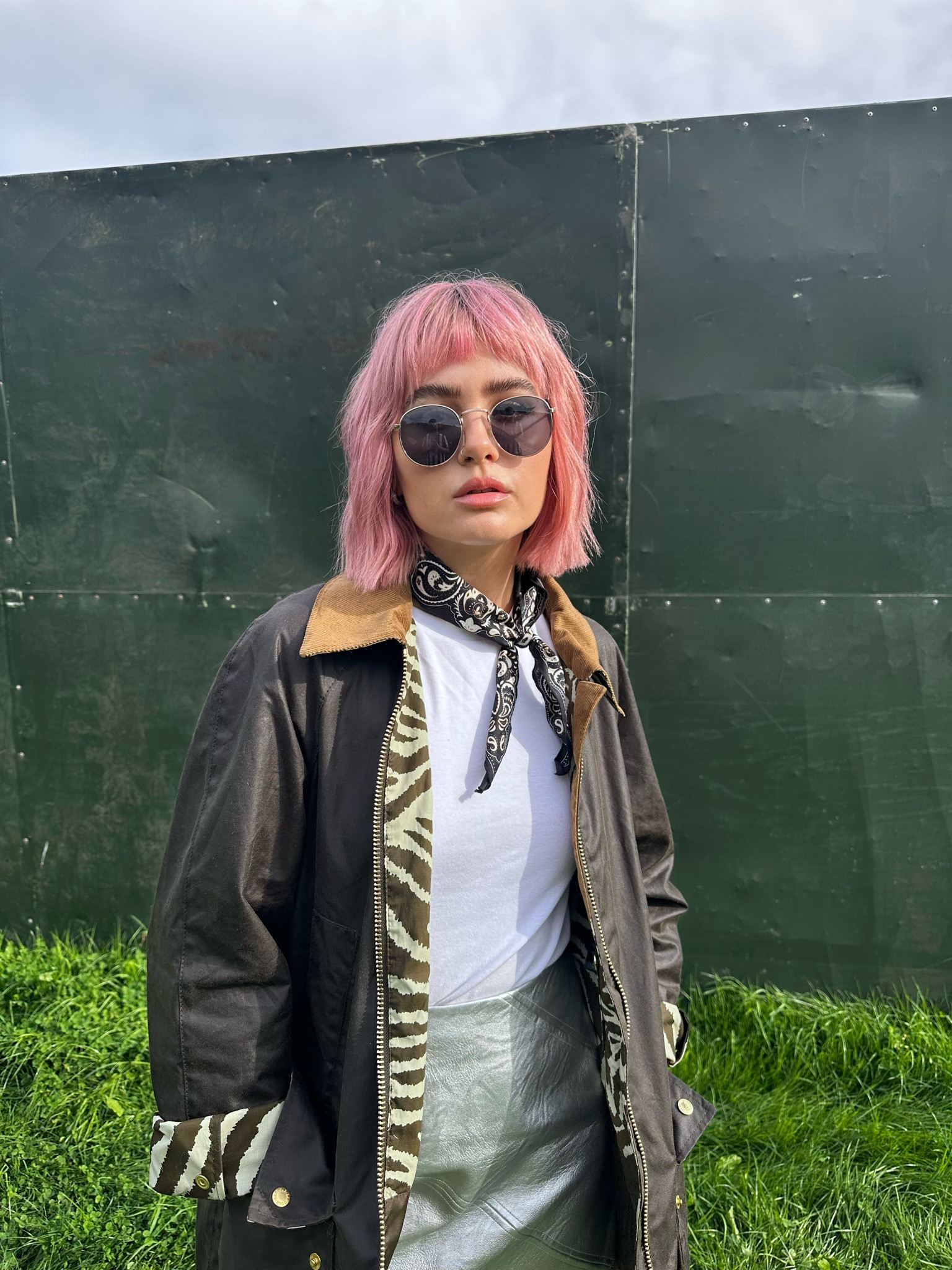 The jacket is Barbour x House of Hackney but I couldn't find a link sorry!