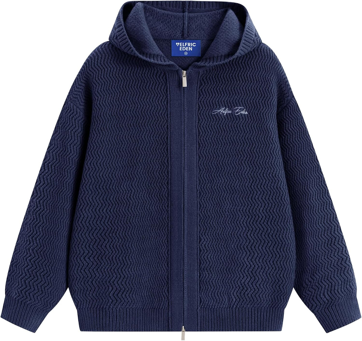 Aelfric Eden Zip Up Cardigan for Women Hooded Cardigan Sweater Knitted Drop Shoulder Fall Clothes Winter Hoodies Outerwear | Amazon (US)