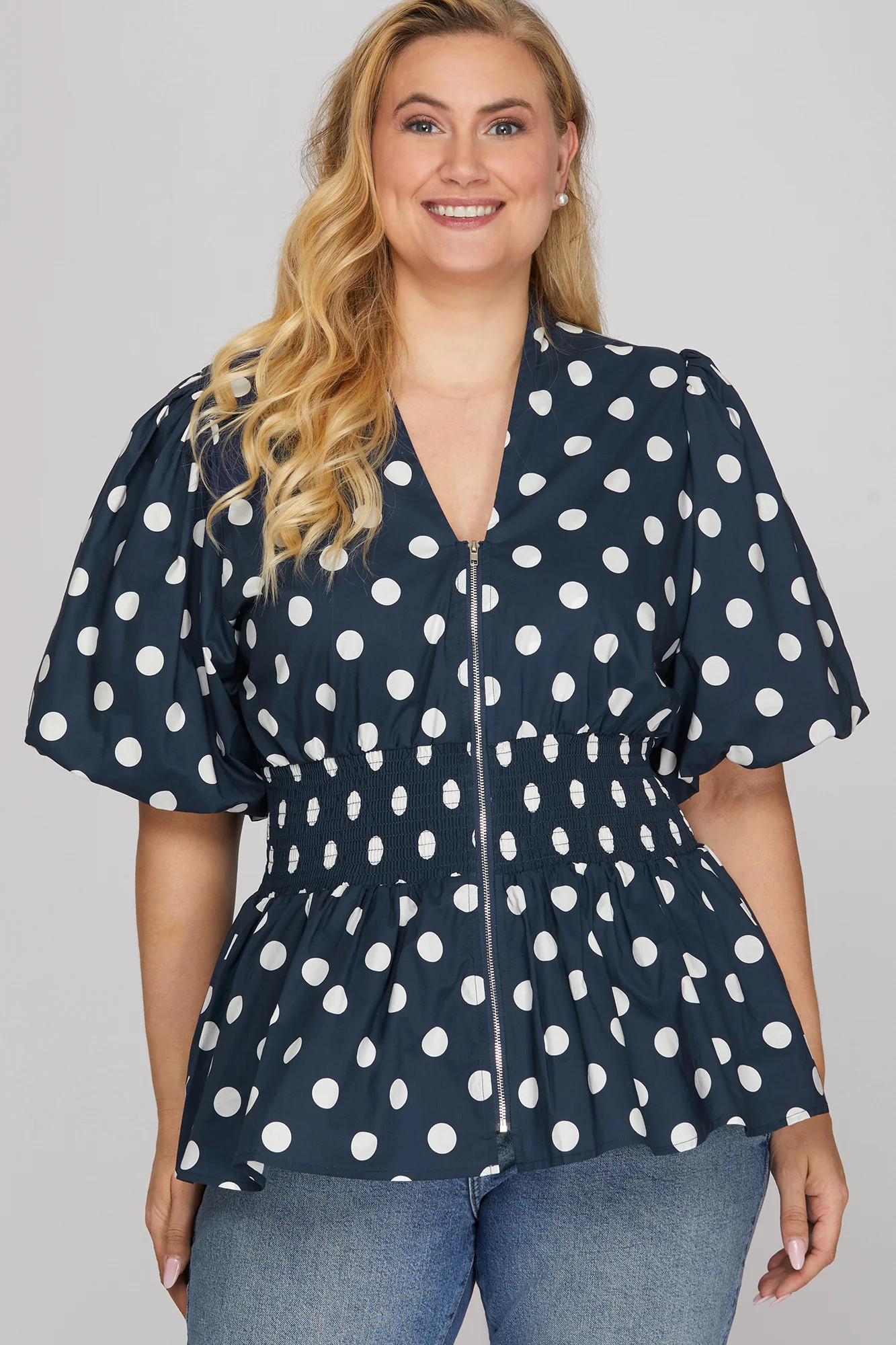 Fern Polka Dot Top | The Collection Texas