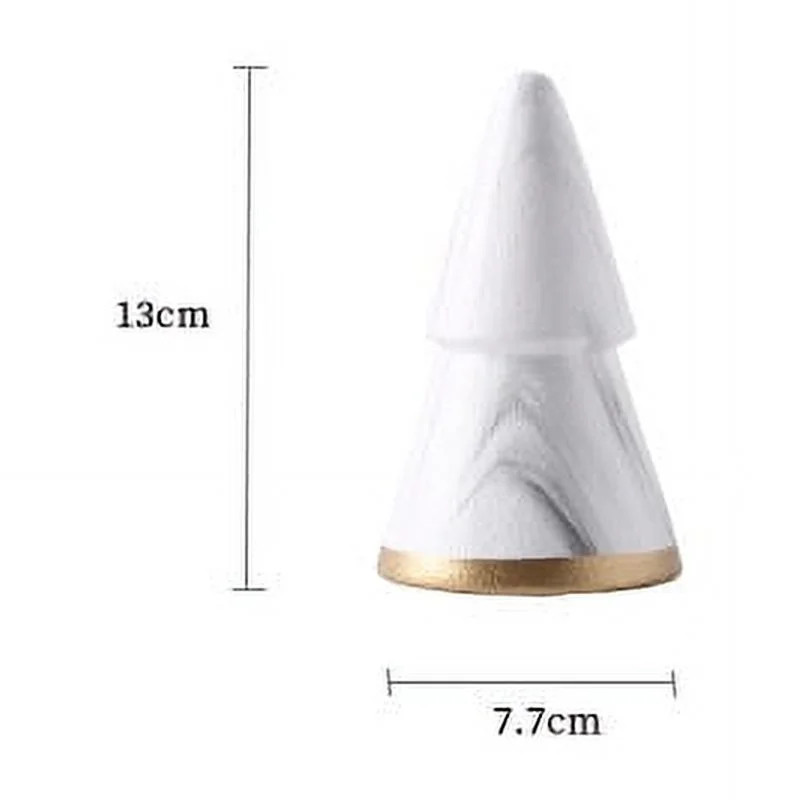 Geometric Black White Christmas Tree Minimalism Ceramic Decoration Home Living Room Craft Ornamen... | Walmart (US)