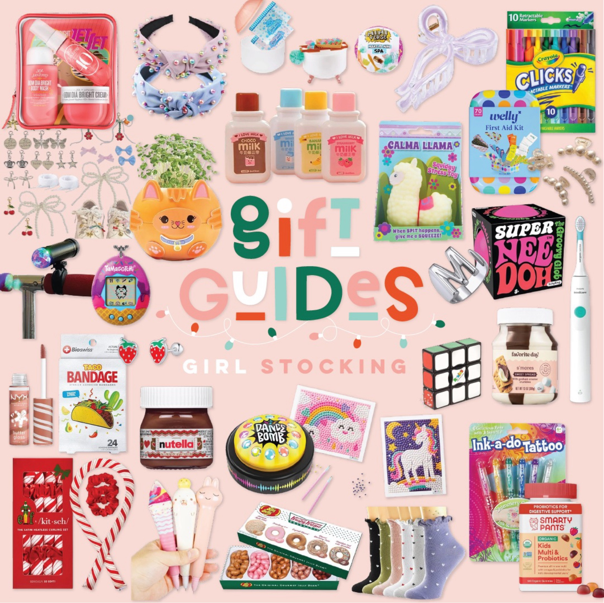 Little gifts, BIG smiles! Stockings stuffed with everything she’s dreaming of—cute toys, treats, and ruffle socks included!

#StockingStuffersForGirls #HolidayMagic #GirlsStockingGuide #GiftGoals

#LTKGiftGuide #LTKKids #LTKHoliday